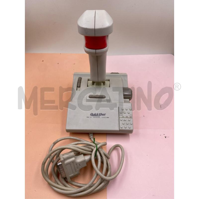 JOYSTICK VINTAGE QUICK SHOT BEIGE  | Mercatino dell'Usato Roma casalotti 1