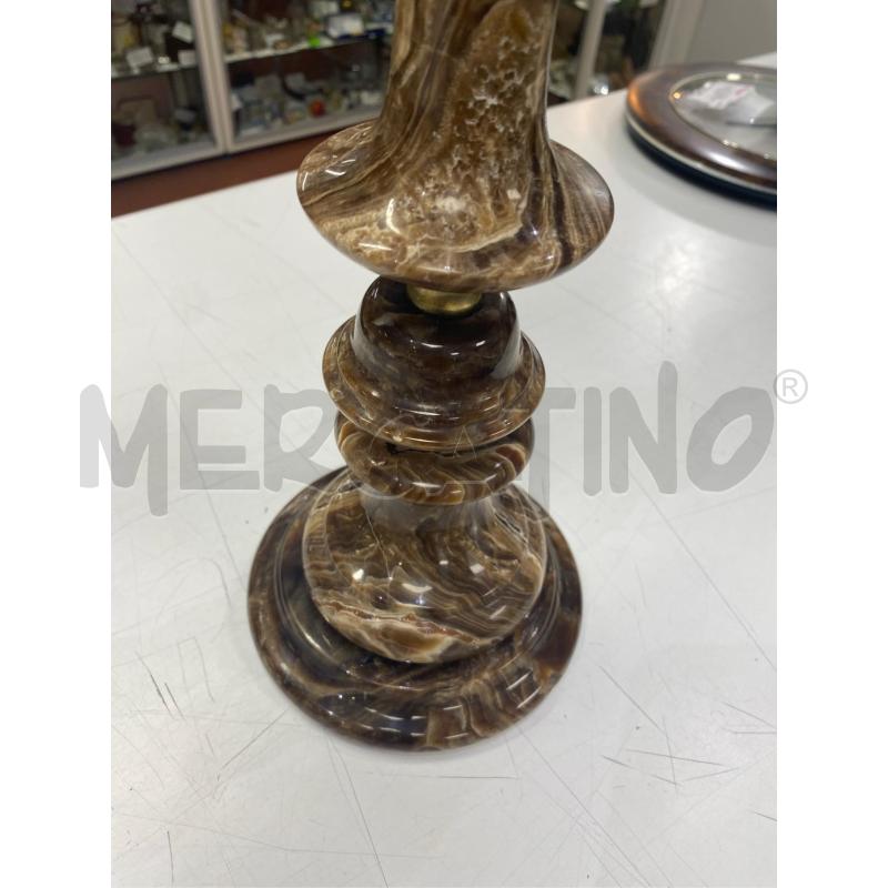 LAMPADA ALABASTRO MARRONE | Mercatino dell'Usato Roma casalotti 4