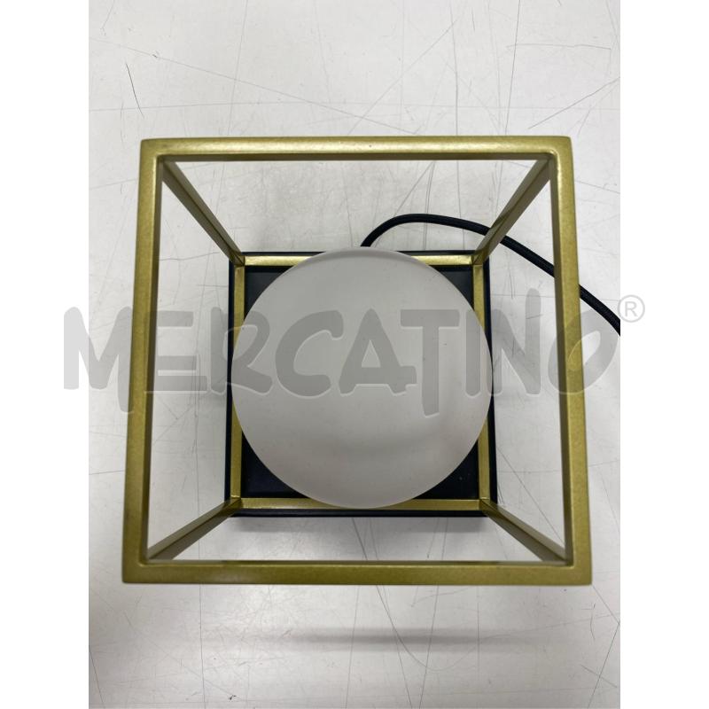 LAMPADA PICCOLINA QUADRATA DORATA PALLINA  | Mercatino dell'Usato Roma casalotti 3