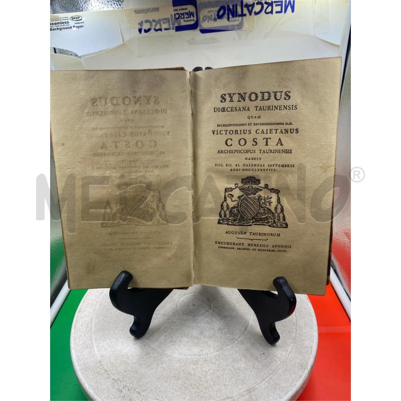 LIBRO COSTA SYNODUS TAURINENSIS | Mercatino dell'Usato Roma casalotti 4