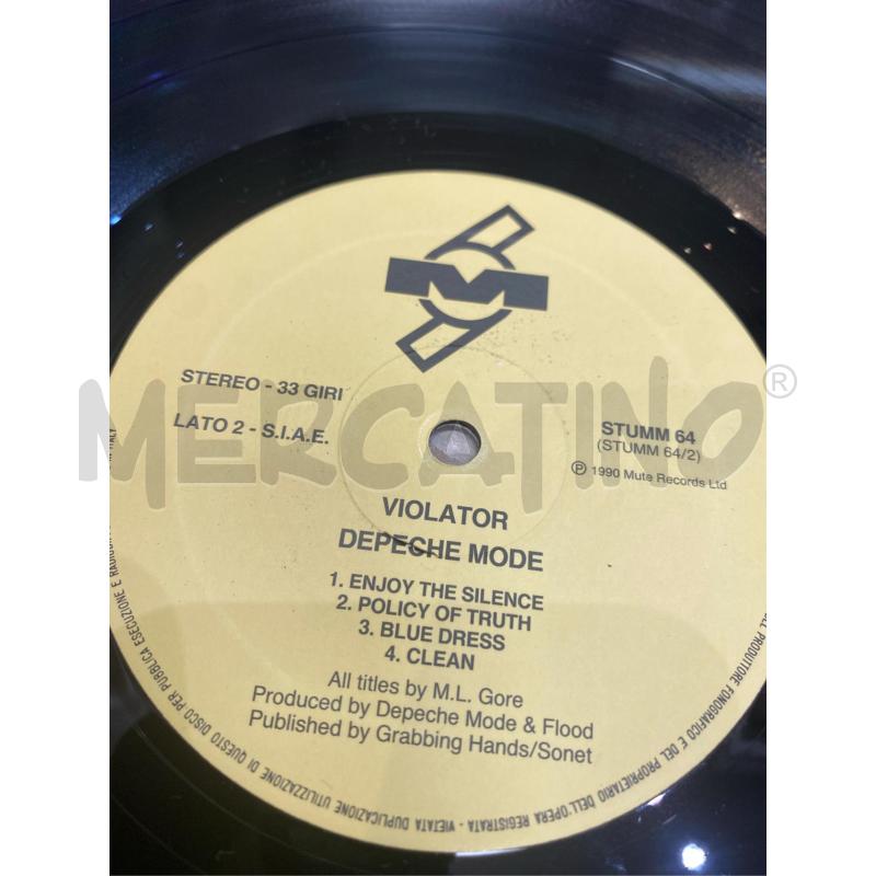 LP 33 GIRI DEPECHE MODE  VIOLATOR | Mercatino dell'Usato Roma casalotti 3
