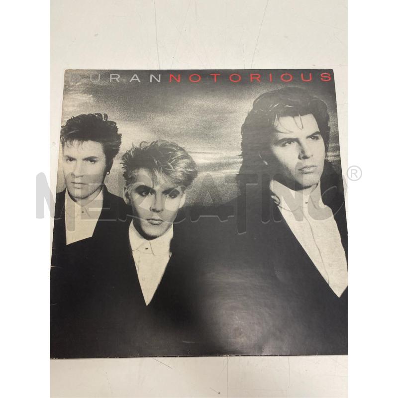 LP 33 GIRI DURAN DURAN – NOTORIOUS | Mercatino dell'Usato Roma casalotti 1