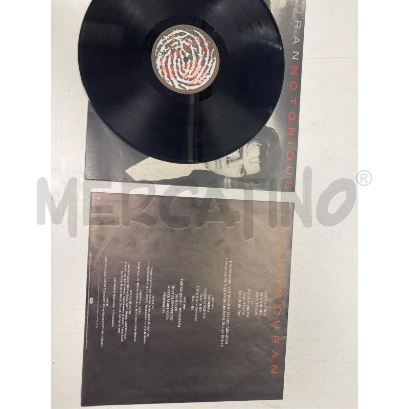 LP 33 GIRI DURAN DURAN – NOTORIOUS | Mercatino dell'Usato Roma casalotti 4