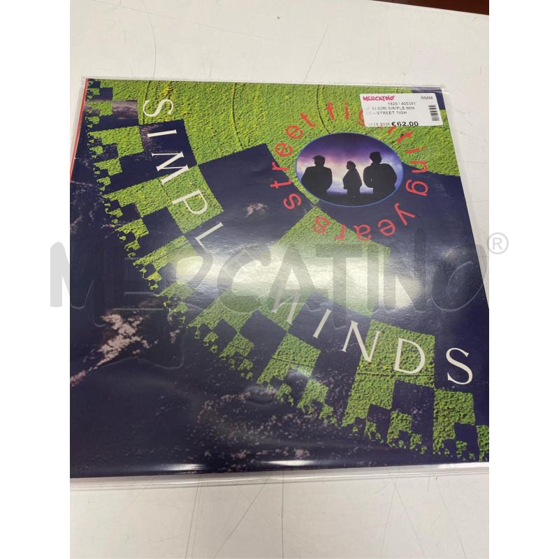 LP 33 GIRI SIMPLE MINDS – STREET FIGHTING YEARS | Mercatino dell'Usato Roma casalotti 1