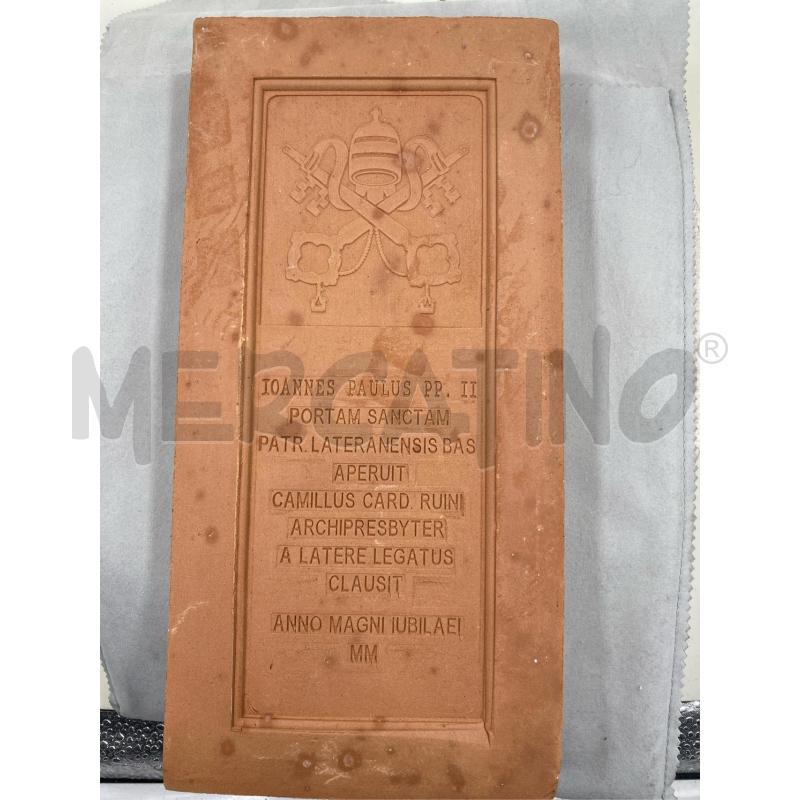 MATTONE ANNO SANTO 2000 LATERANENSE | Mercatino dell'Usato Roma casalotti 1