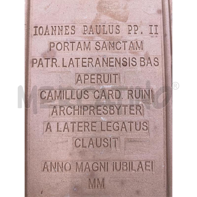 MATTONE ANNO SANTO 2000 LATERANENSE | Mercatino dell'Usato Roma casalotti 5