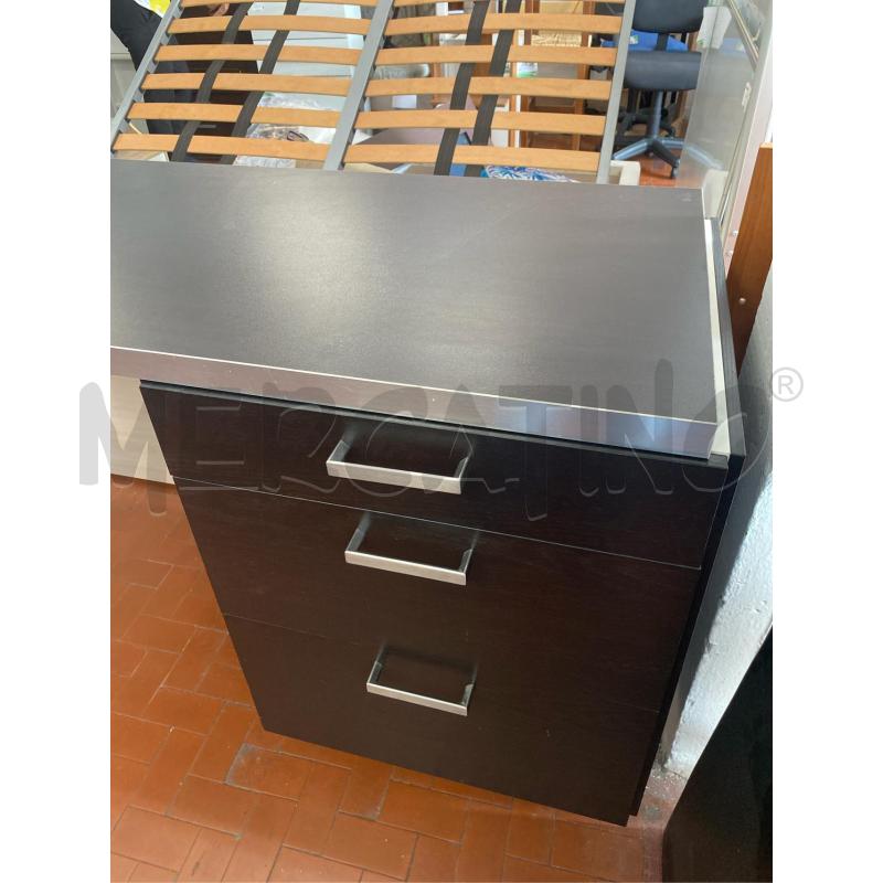 MOBILE ISOLA CUCINA NERO CM. 175X65X90 H | Mercatino dell'Usato Roma casalotti 2