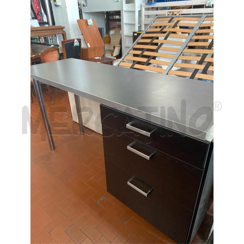 MOBILE ISOLA CUCINA NERO CM. 175X65X90 H | Mercatino dell'Usato Roma casalotti 3
