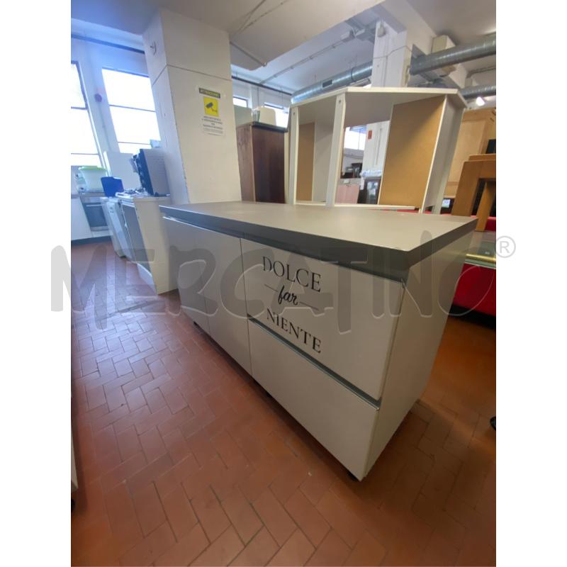 MOBILE ISOLA GRIGIA STICKERS CM. 120X60X90 H | Mercatino dell'Usato Roma casalotti 1