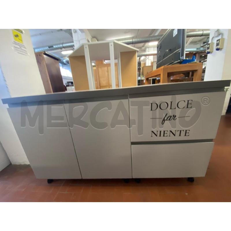 MOBILE ISOLA GRIGIA STICKERS CM. 120X60X90 H | Mercatino dell'Usato Roma casalotti 2