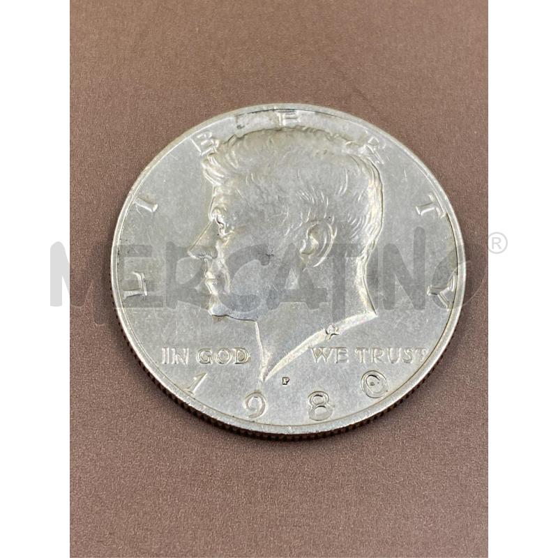 MONETA UNITED STATES OF AMERICA HALF DOLLAR 1980 | Mercatino dell'Usato Roma casalotti 2