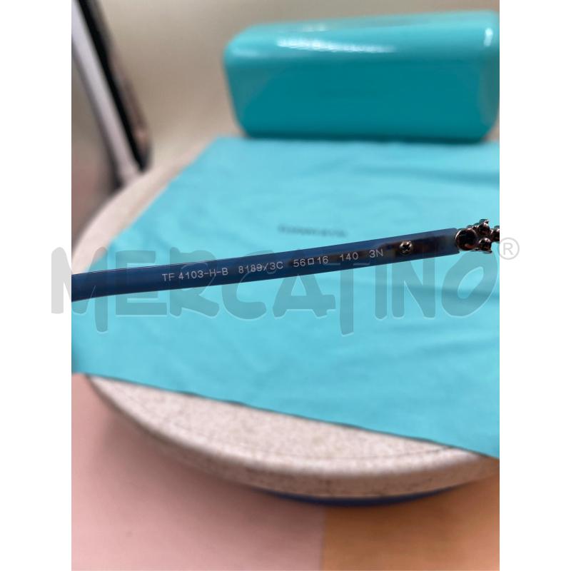 OCCHIALI TIFFANY&CO BLU INSERTI DONNA  | Mercatino dell'Usato Roma casalotti 3