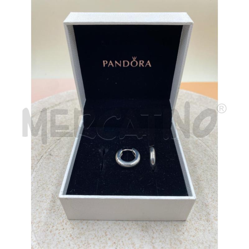 ORECCHINI PANDORA CERCHI A 925 | Mercatino dell'Usato Roma casalotti 1