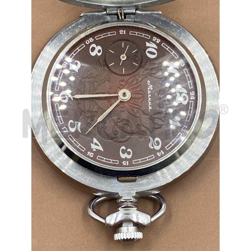 OROLOGIO DA TASCHINO RUSSO MANUALE CROMATO ROSSO  | Mercatino dell'Usato Roma casalotti 3