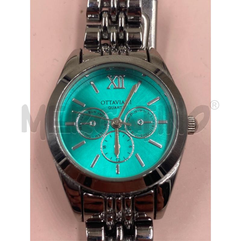 OROLOGIO DONNA OTTAVIANI SFONDO VERDE ACQUA  | Mercatino dell'Usato Roma casalotti 2