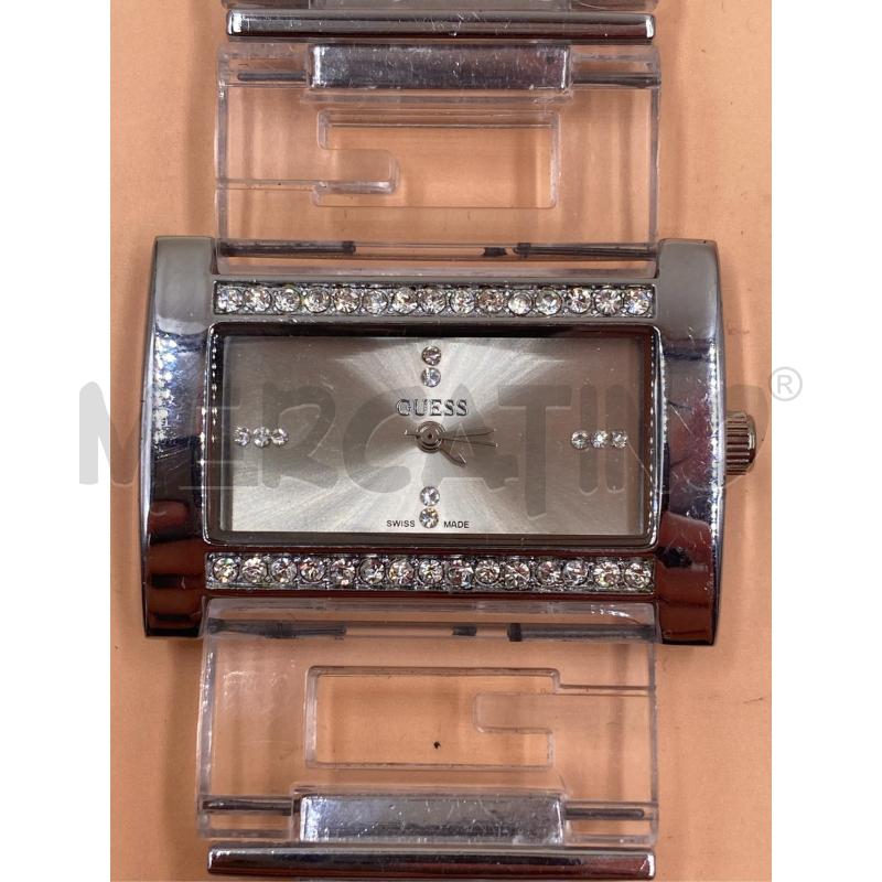 OROLOGIO GUESS CROMATO STRASS BORDO  | Mercatino dell'Usato Roma casalotti 1