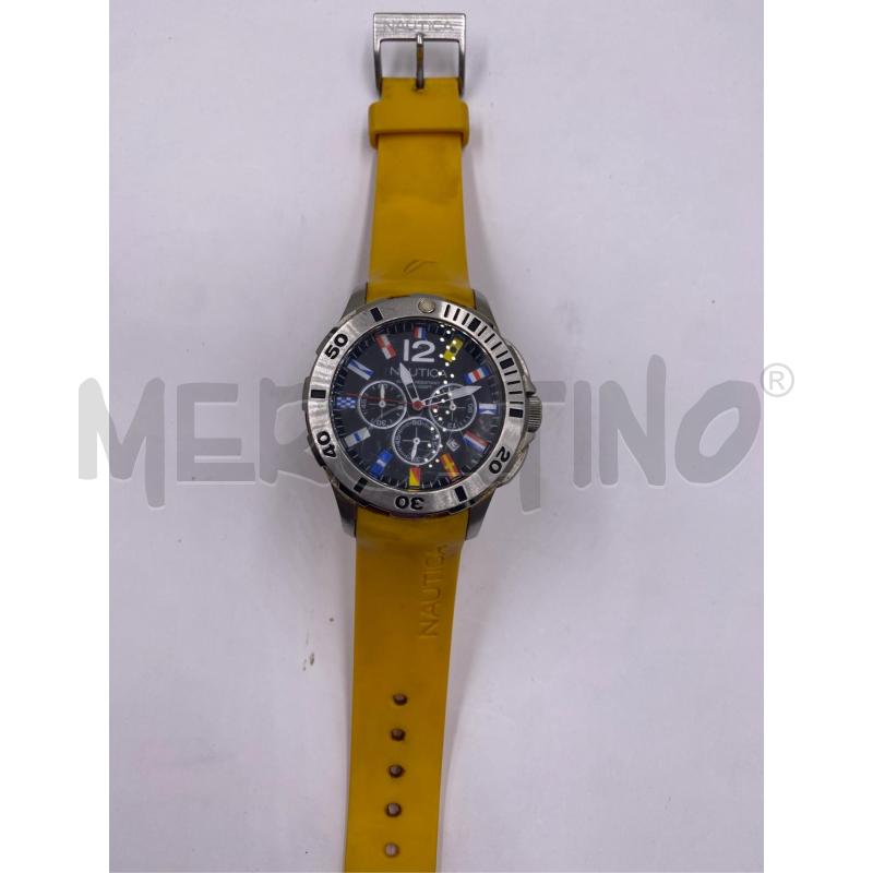 OROLOGIO NAUTICA CINTURINO GIALLO  | Mercatino dell'Usato Roma casalotti 1