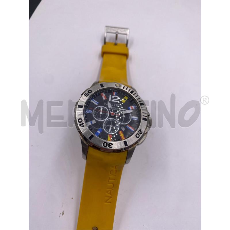 OROLOGIO NAUTICA CINTURINO GIALLO  | Mercatino dell'Usato Roma casalotti 2
