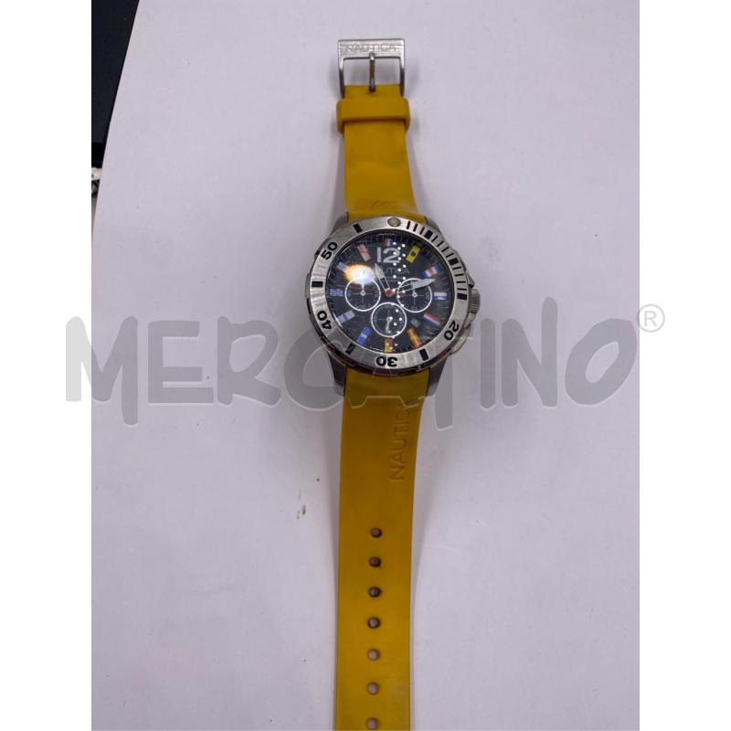 OROLOGIO NAUTICA CINTURINO GIALLO  | Mercatino dell'Usato Roma casalotti 3