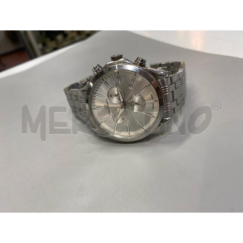 OROLOGIO PHILIP WATCH CROMO QUADR.ARGENTATO | Mercatino dell'Usato Roma casalotti 2