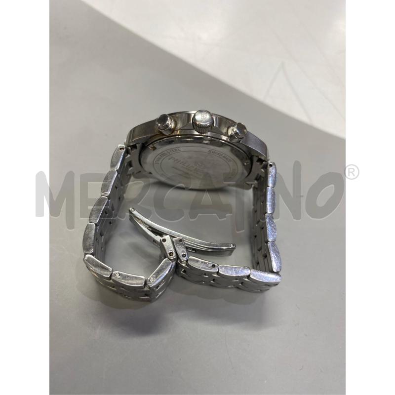 OROLOGIO PHILIP WATCH CROMO QUADR.ARGENTATO | Mercatino dell'Usato Roma casalotti 4
