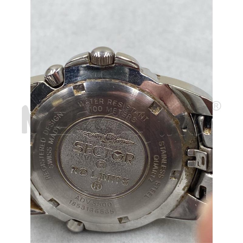 OROLOGIO SECTOR INOX QUADR.BLU | Mercatino dell'Usato Roma casalotti 3