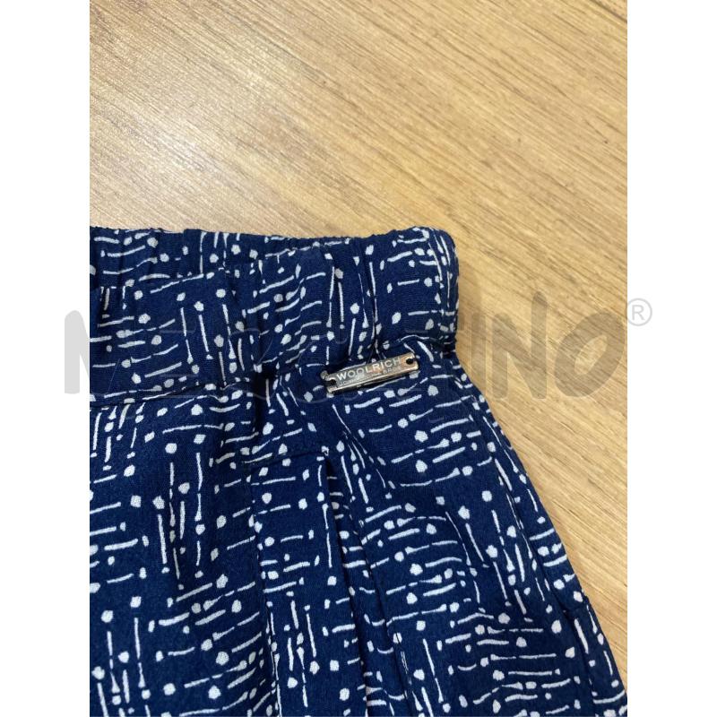 PANTALONE WOOLRICH BLU FANTASIA DONNA  | Mercatino dell'Usato Roma casalotti 3