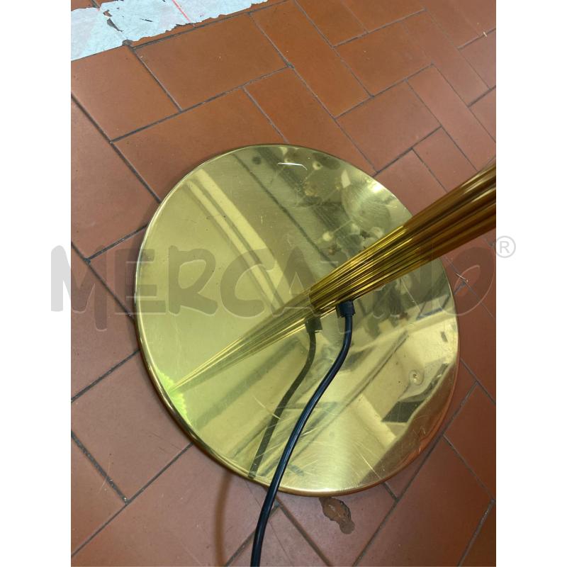 PIANTANA VETRO VERDE BASE COLOR OTTONE | Mercatino dell'Usato Roma casalotti 3