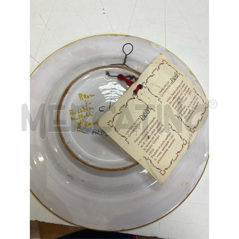 PIATTI DA COLLEZIONE PZ. 2  IN CERAMICA GUALDO TADINO  | Mercatino dell'Usato Roma casalotti 5