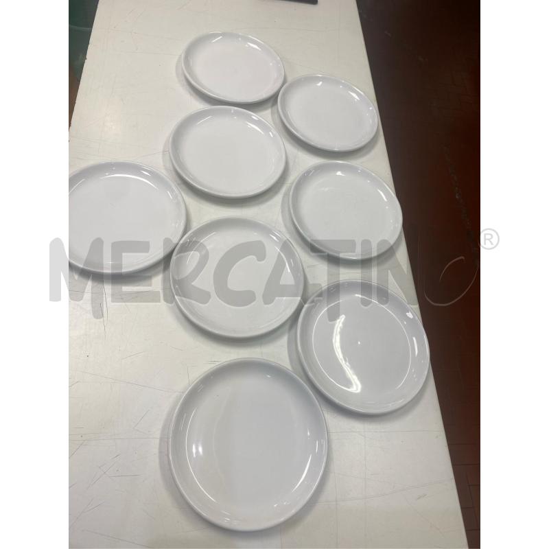 PIATTI PZ. 8 CALECA BIANCHI PICCOLI  | Mercatino dell'Usato Roma casalotti 4