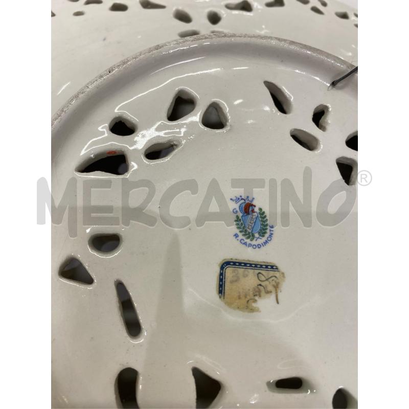 PIATTO CAPODIMONTE CM.35 | Mercatino dell'Usato Roma casalotti 4