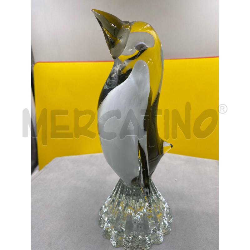 PINGUINO VETRO DI MURANO  | Mercatino dell'Usato Roma casalotti 1