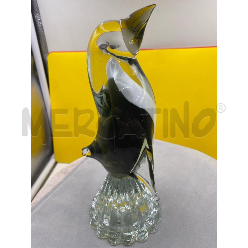 PINGUINO VETRO DI MURANO  | Mercatino dell'Usato Roma casalotti 3