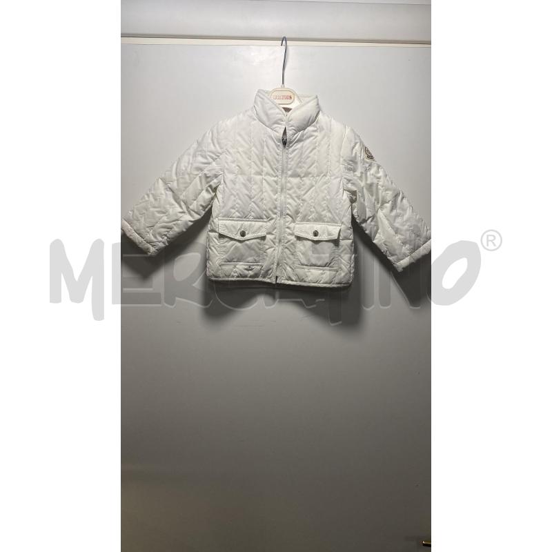 PIUMINO MONCLER BIANCO BAMBINO  | Mercatino dell'Usato Roma casalotti 1