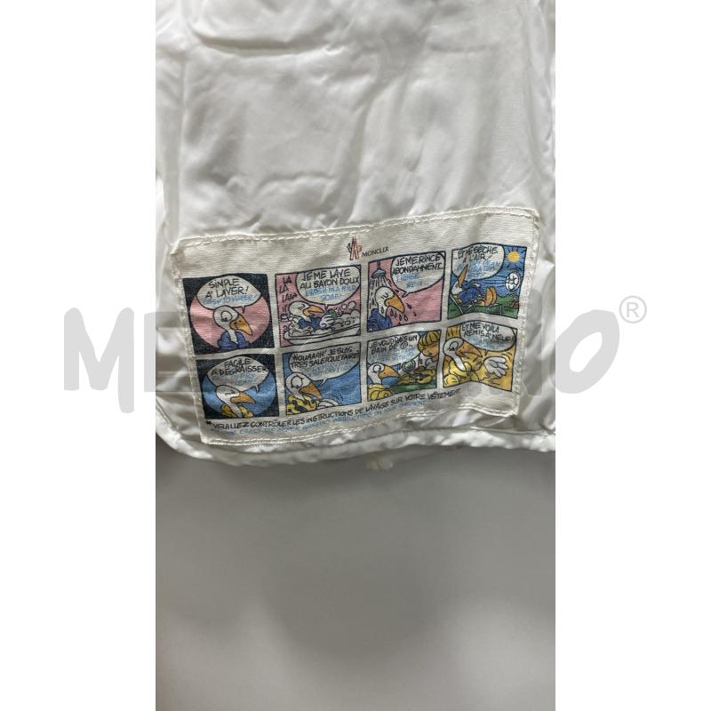 PIUMINO MONCLER BIANCO BAMBINO  | Mercatino dell'Usato Roma casalotti 4