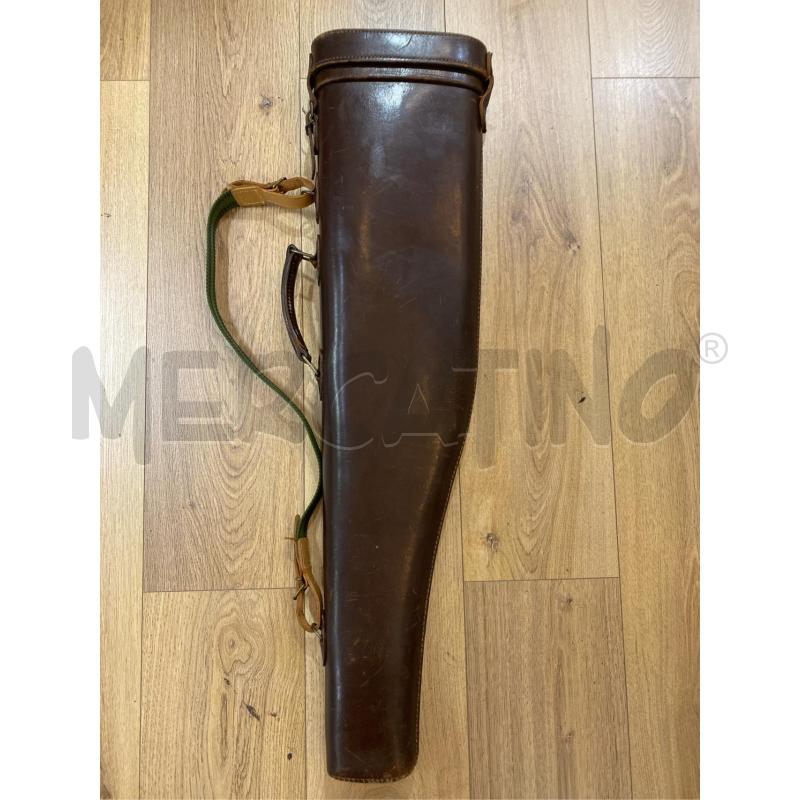 PORTA FUCILE IN PELLE SCURO  | Mercatino dell'Usato Roma casalotti 1