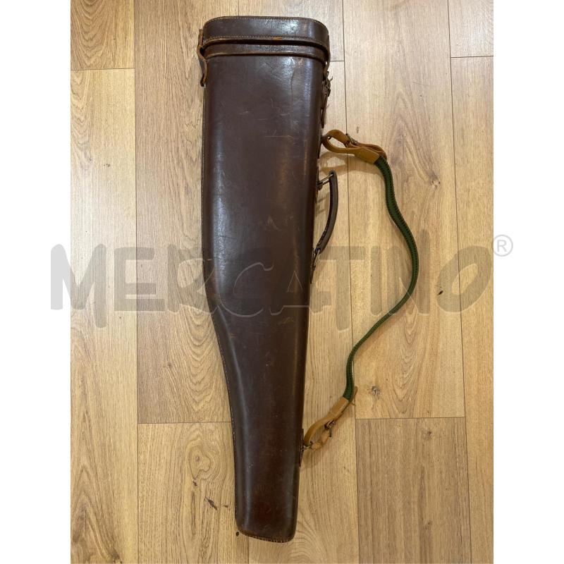 PORTA FUCILE IN PELLE SCURO  | Mercatino dell'Usato Roma casalotti 2