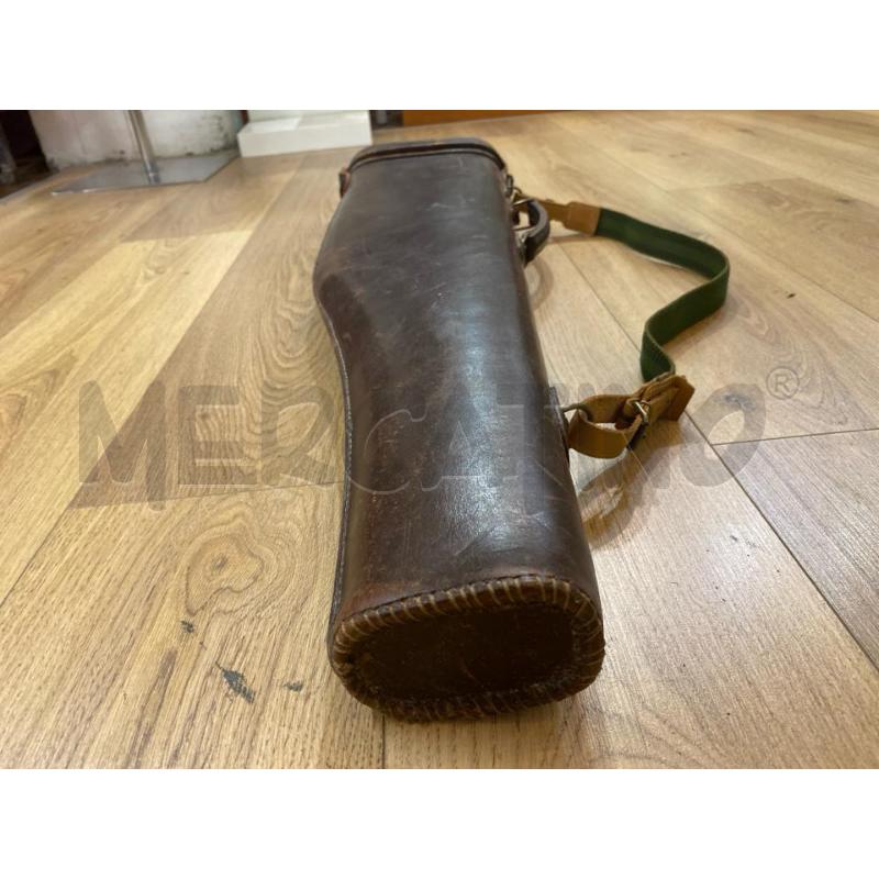 PORTA FUCILE IN PELLE SCURO  | Mercatino dell'Usato Roma casalotti 4