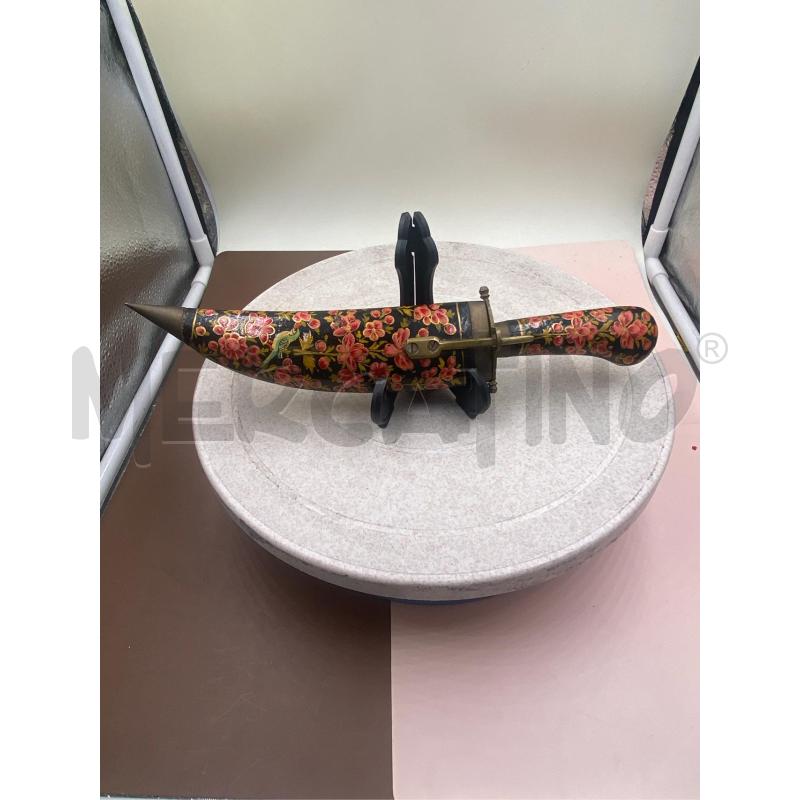 PUGNALE KHANJAR CON SCABBARD INDO PERSIANO | Mercatino dell'Usato Roma casalotti 1
