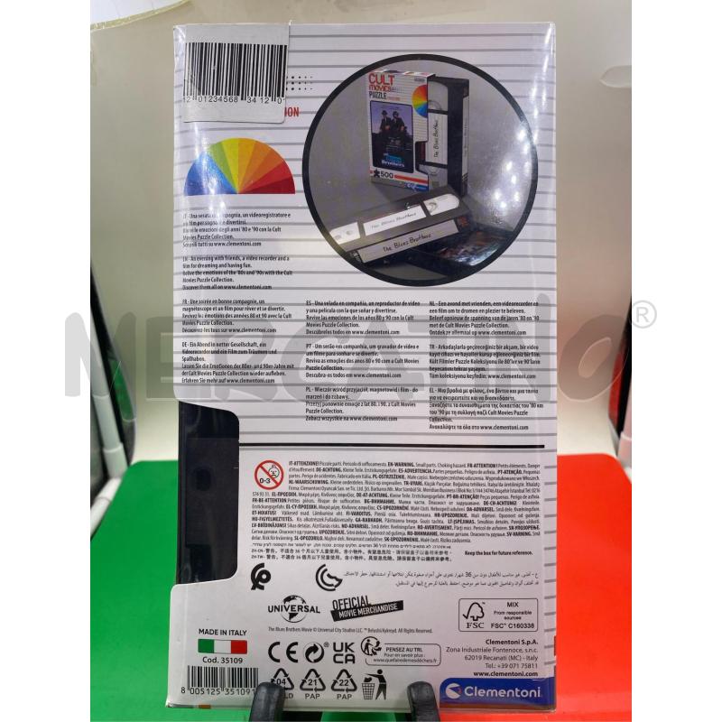 PUZZLE CLEMENTONI CUL MOVIE PUZZLE THE BLUES BROTHERS | Mercatino dell'Usato Roma casalotti 2