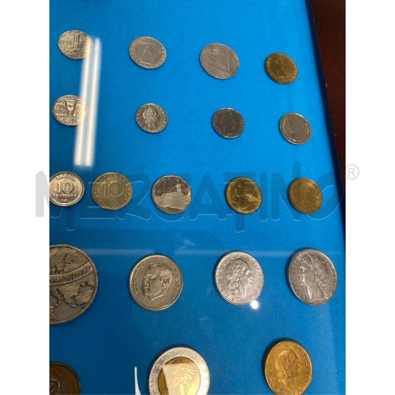 QUADRO CON MONETE E BANCONOTA LIRE MILLE | Mercatino dell'Usato Roma casalotti 4