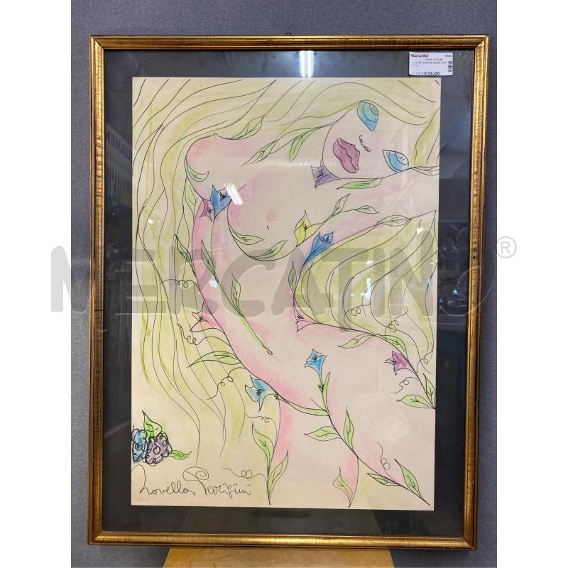 QUADRO DONNA NUDA STRATTA  | Mercatino dell'Usato Roma casalotti 1