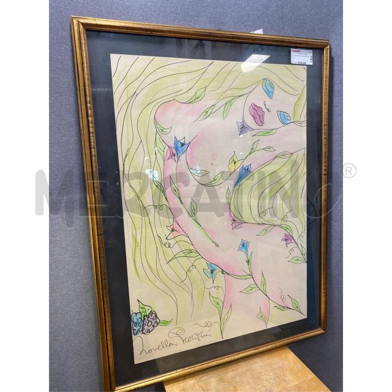 QUADRO DONNA NUDA STRATTA  | Mercatino dell'Usato Roma casalotti 4