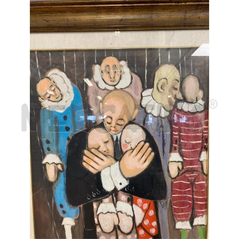 QUADRO FAMIGLIA PAGLIACCI | Mercatino dell'Usato Roma casalotti 3