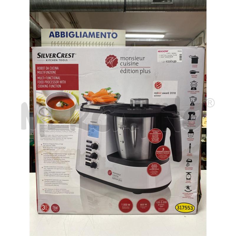 ROBOT DA CUCINA SILVERCREST MONSIEUR CUISINE EDITION PLUS  | Mercatino dell'Usato Roma casalotti 1