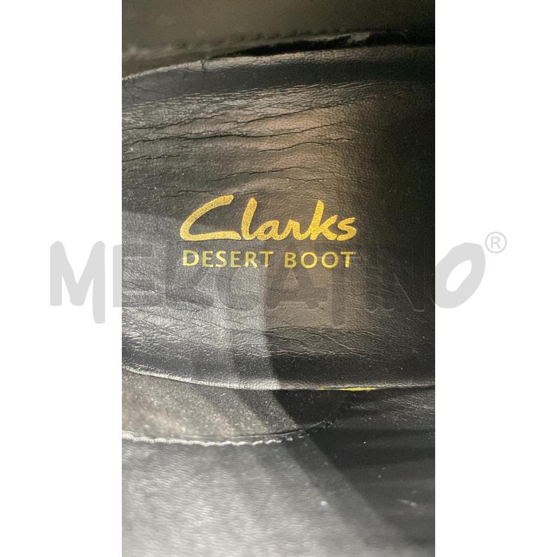 SCARPE CLARKS DESERT BOOT SCARPONCINO NERE UOMO  | Mercatino dell'Usato Roma casalotti 4