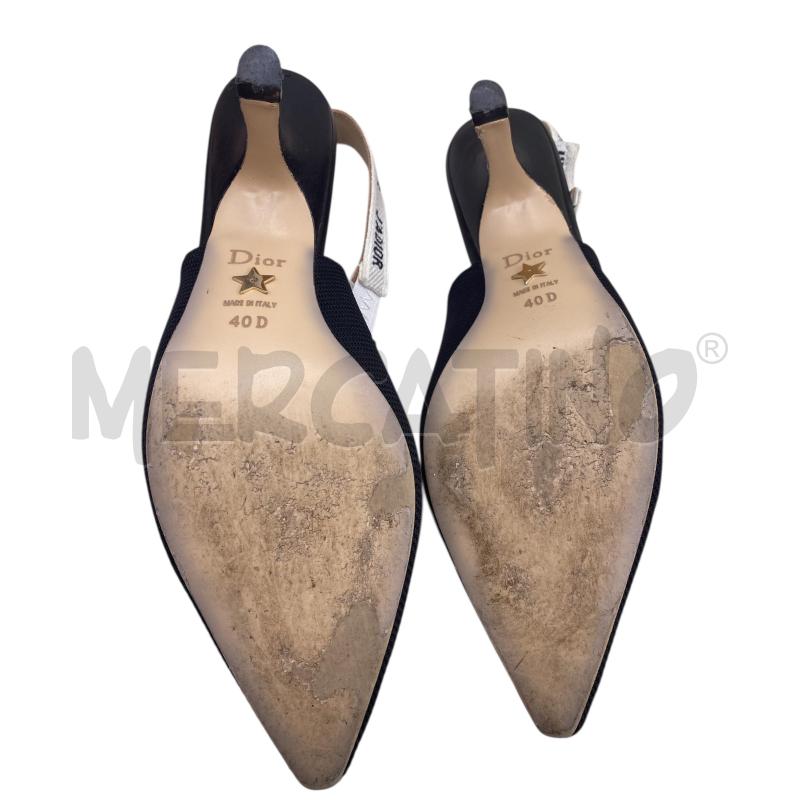 SCARPE DECOLLETE CHRISTIAN DIOR SLINGBACK DONNA  | Mercatino dell'Usato Roma casalotti 4