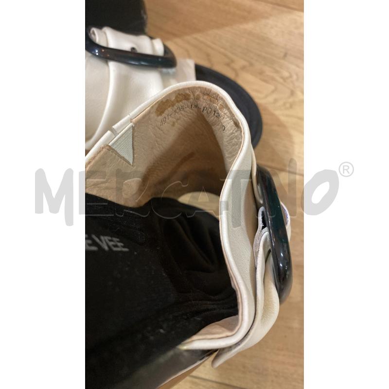 SCARPE EMANUELLE VEE BIANCO NERO DONNA  | Mercatino dell'Usato Roma casalotti 3