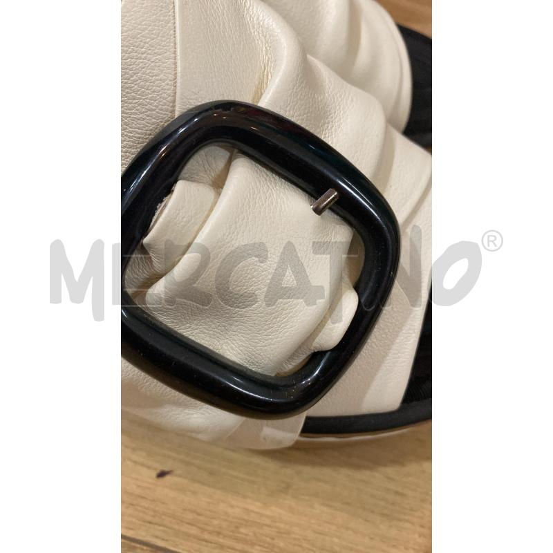SCARPE EMANUELLE VEE BIANCO NERO DONNA  | Mercatino dell'Usato Roma casalotti 4