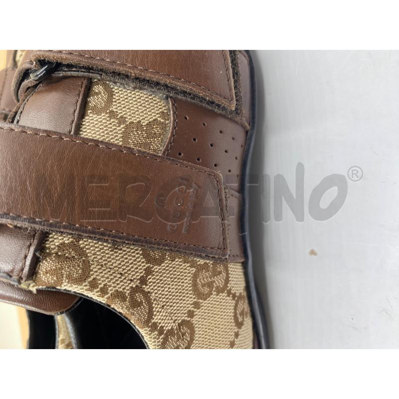 SCARPE GUCCI MONOGRAM PELLE MARRONE DONNA  | Mercatino dell'Usato Roma casalotti 2